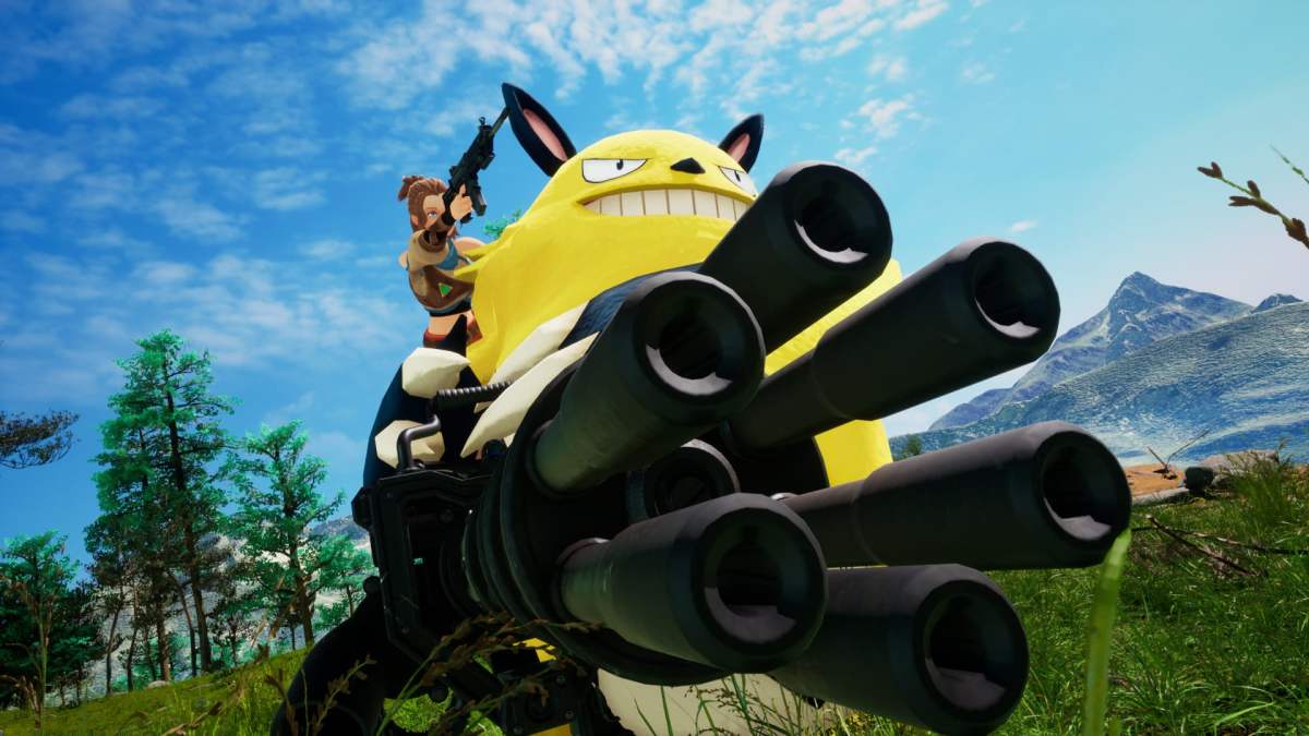Palworld gameplay trailer June 2022 Pocketpair open-world multiplayer crafting survival game Pokémon with guns Pals slavery criminality construction farming eating.