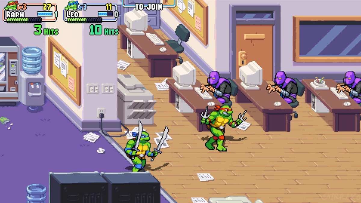 TMNT Teenage Mutant Ninja Turtles: Shredders Revenge Foot Clan Soldiers have personality, extra actions and interest in the little details and animation now from Tribute Games / Dotemu Shredder's Revenge