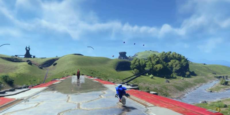 Sonic Frontiers gameplay reveal video trailer Sega open world speed puzzles exploration adventure