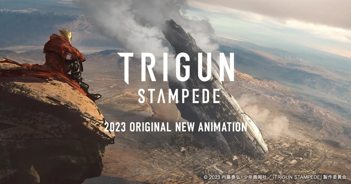 Trigun Stampede 2023 3D anime animated series Crunchyroll Yasuhiro Nightow Studio Orane Beastars Land of the Lustrous