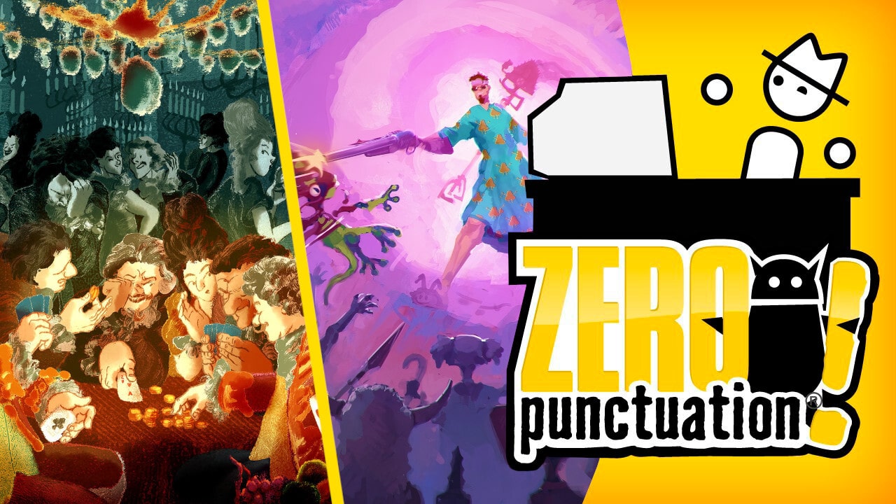 Card Shark Postal: Brain-Damaged Zero Punctuation review Yahtzee Croshaw Nerial Devolver Digital