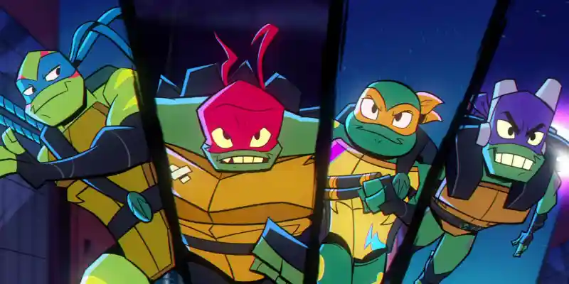 Rise of the Teenage Mutant Ninja Turtles: The Movie trailer Netflix animated Krang family Casey Jones time traveler
