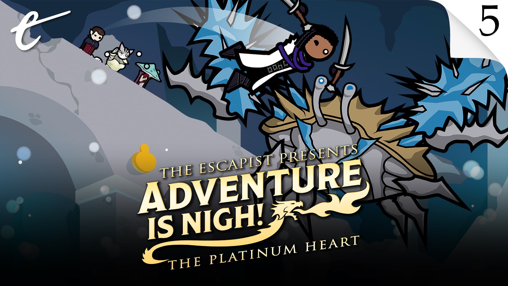 Adventure Is Nigh The Platinum Heart episode 5 season 2 The Battle of Piss-Off Bridge StartPlaying Jack Packard DM Yahtzee Croshaw KC Nwosu Amy Campbell Jesse Galena