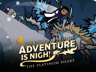 Adventure Is Nigh The Platinum Heart episode 5 season 2 The Battle of Piss-Off Bridge StartPlaying Jack Packard DM Yahtzee Croshaw KC Nwosu Amy Campbell Jesse Galena