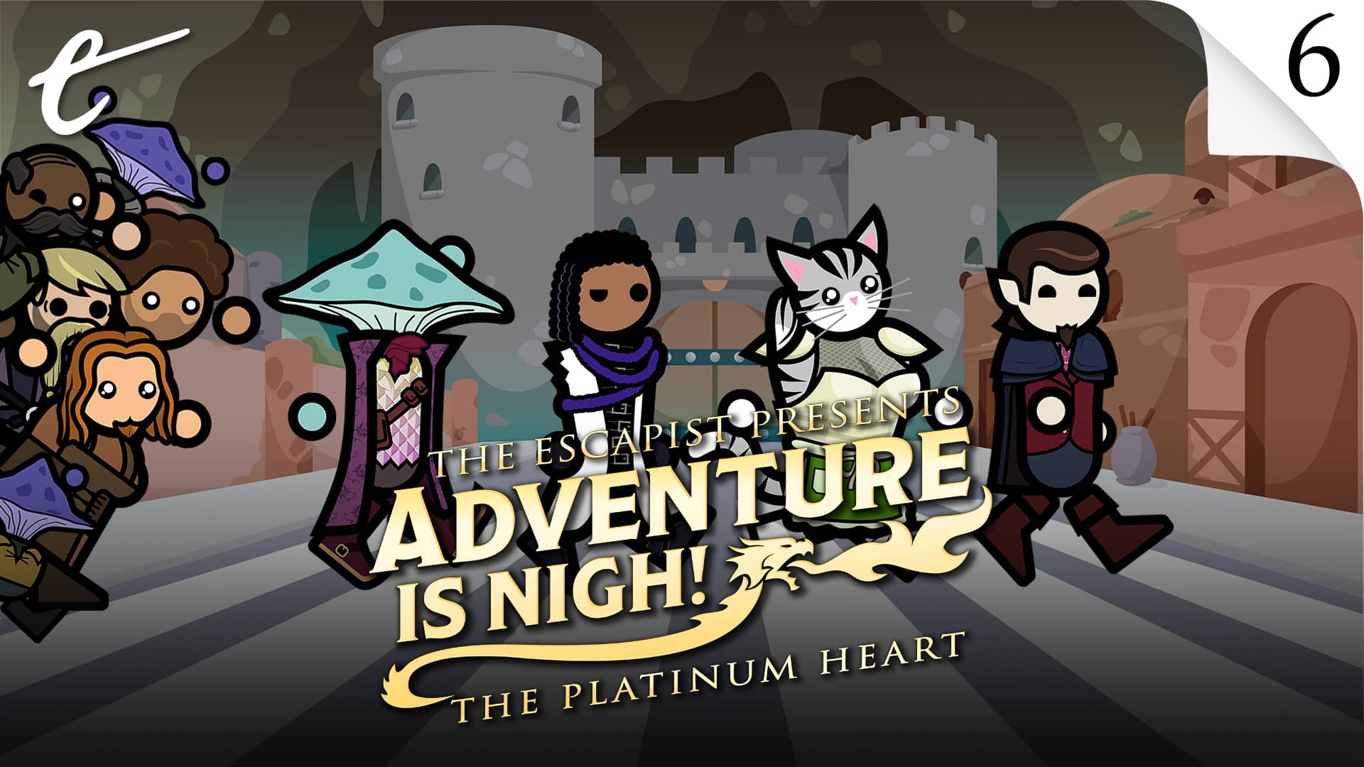 Adventure Is Nigh The Platinum Heart episode 6 season 2 A Rest at Oh-Frick Castle Magpie Games Root: The Role-Playing Game RPG Jack Packard DM Yahtzee Croshaw KC Nwosu Amy Campbell Jesse Galena