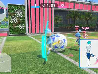 Nintendo Switch Sports update July 26, 2022 Four-on-Four and One-on-One Soccer matches Slide Attack Rocket Serve Volleyball Pro League S Rank and ∞ Rank