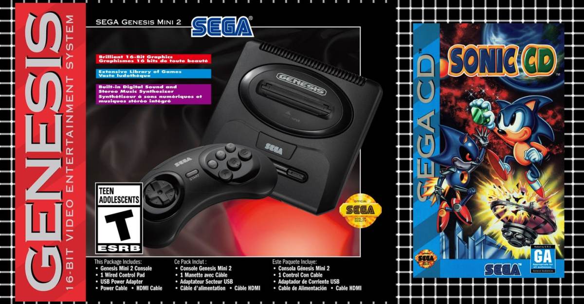 Sega Genesis Mini 2 Sega CD games video game list release date October 27, 2022