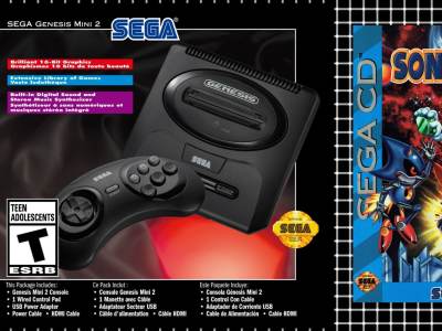 Sega Genesis Mini 2 Sega CD games video game list release date October 27, 2022