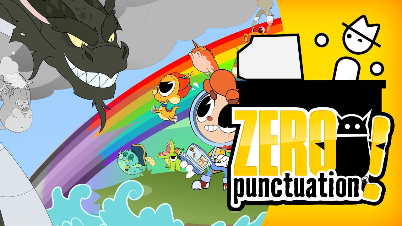 Rainbow Billy: The Curse of the Leviathan review Zero Punctuation Yahtzee Croshaw ManaVoid Entertainment Skybound Games like Paper Mario and Pokemon