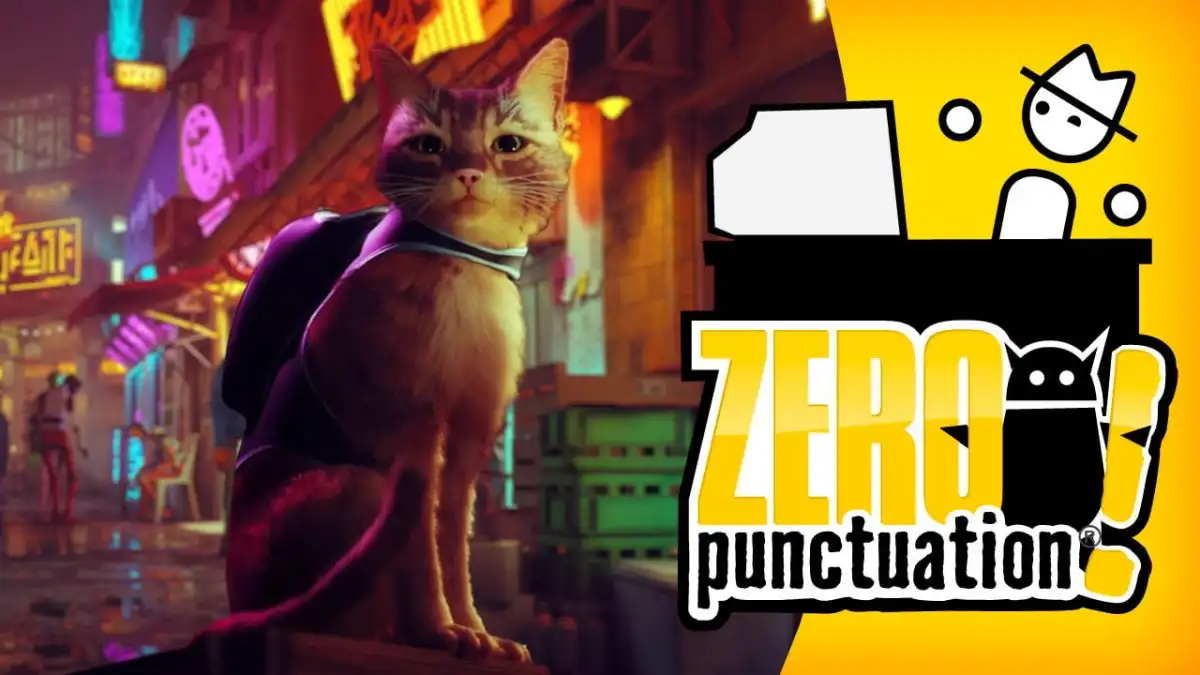 Stray Zero Punctuation review Yahtzee Croshaw BlueTwelve Studio game Annapurna Interactive cat
