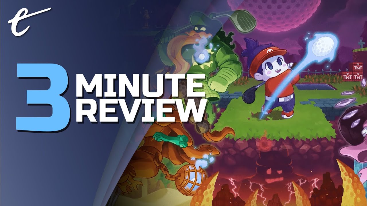 Cursed to Golf Review in 3 Minutes Chuhai Labs Thunderful Publishing roguelite 2D golf