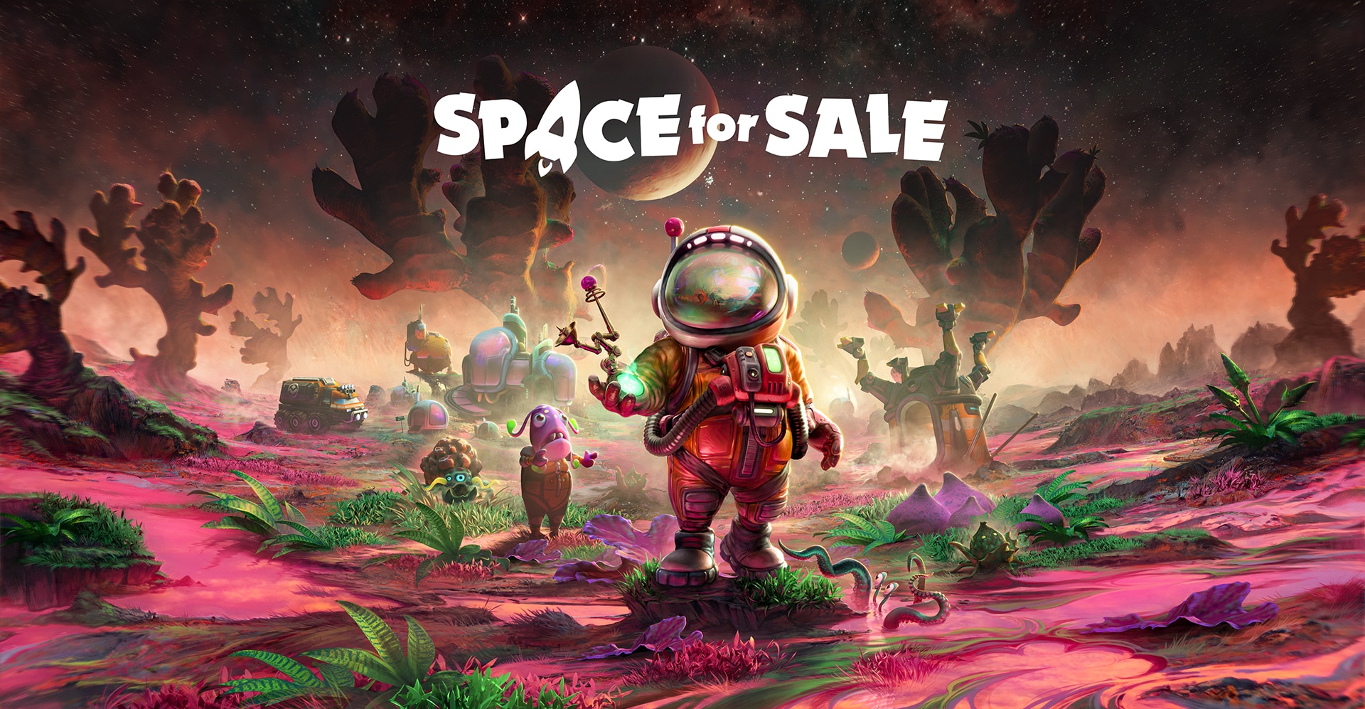 Space for Sale announcement trailer PC game alien property developer intergalactic Mirage Game Studios