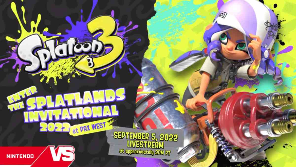 Splatoon 3 Direct reveal gameplay stages modes weapons mechanics customization amiibo Nintendo Switch release date Splatfest returns invitational 2023 Deep Cut story Tableturf Battle collectible card game