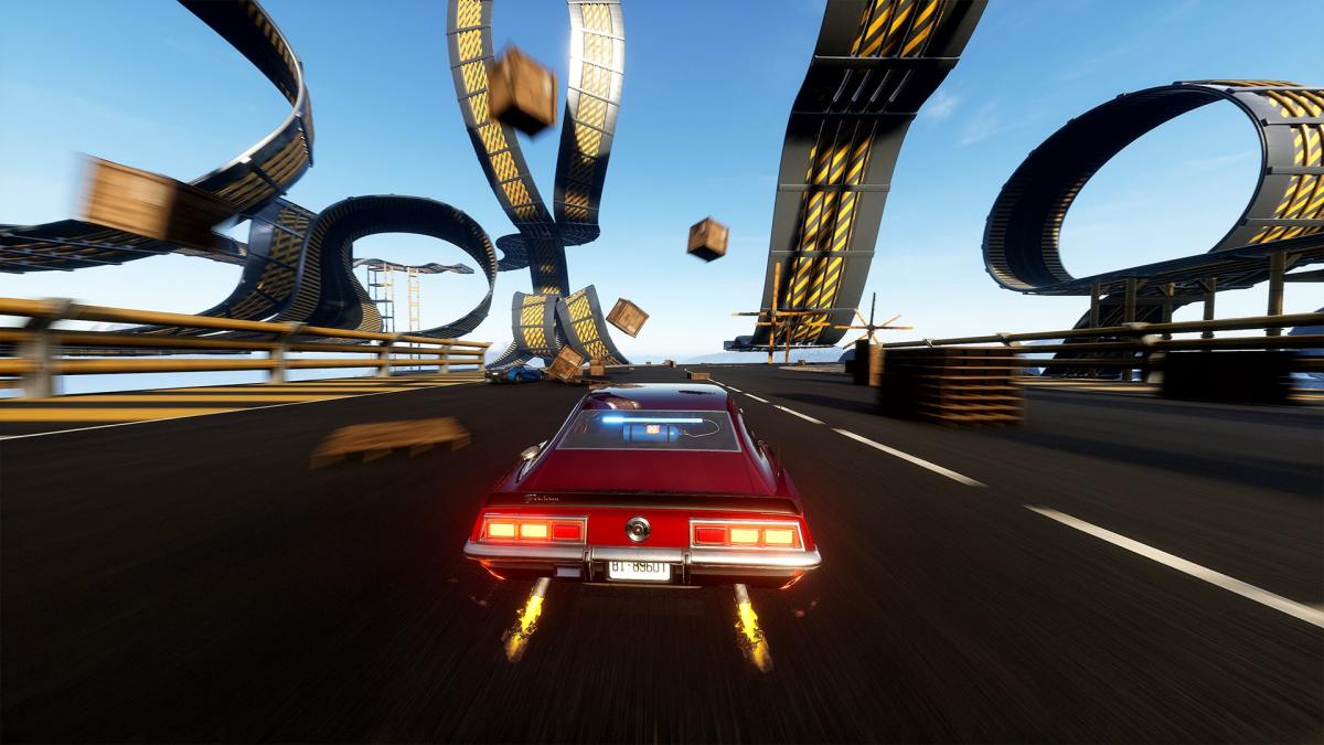 Wreckreation screenshot ultimate open-world sandbox racing game experience Three Fields Entertainment THQ Nordic create wreck MixWorld Burnout NFS Need for Speed creators