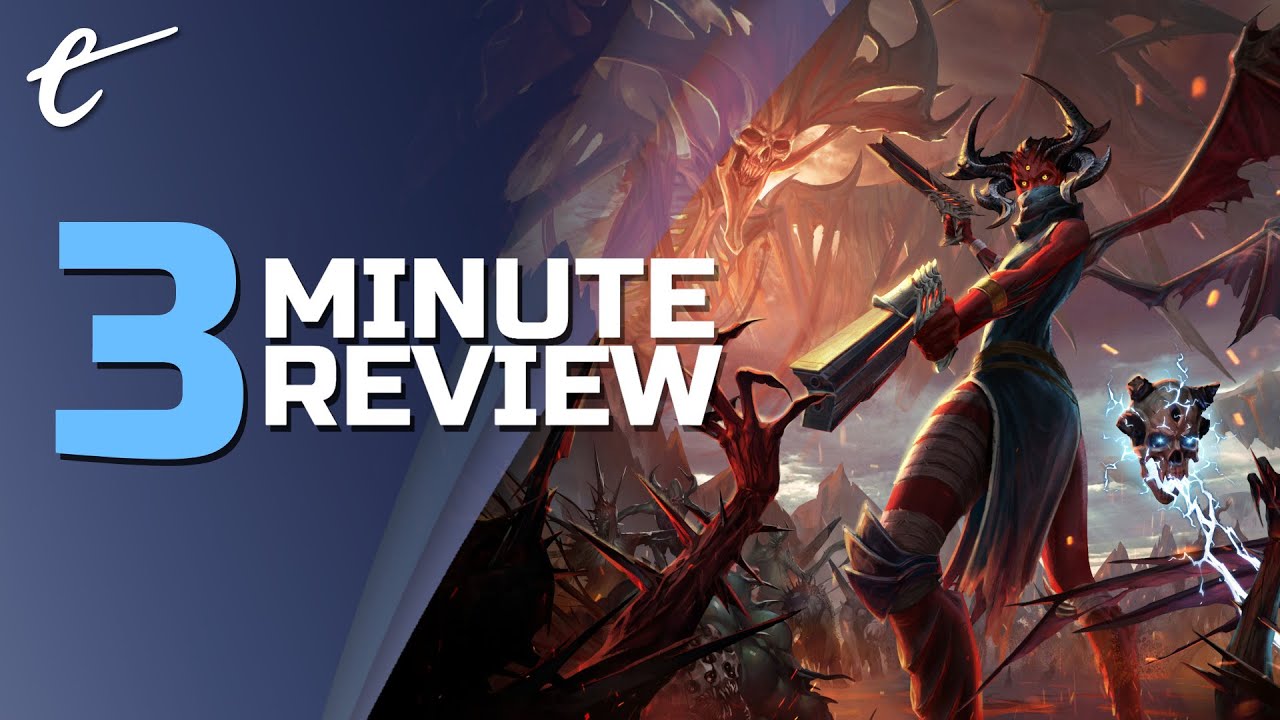 Metal Hellsinger Review in 3 Minutes The Outsiders Funcom rhythm-based FPS first-person shooter in hell