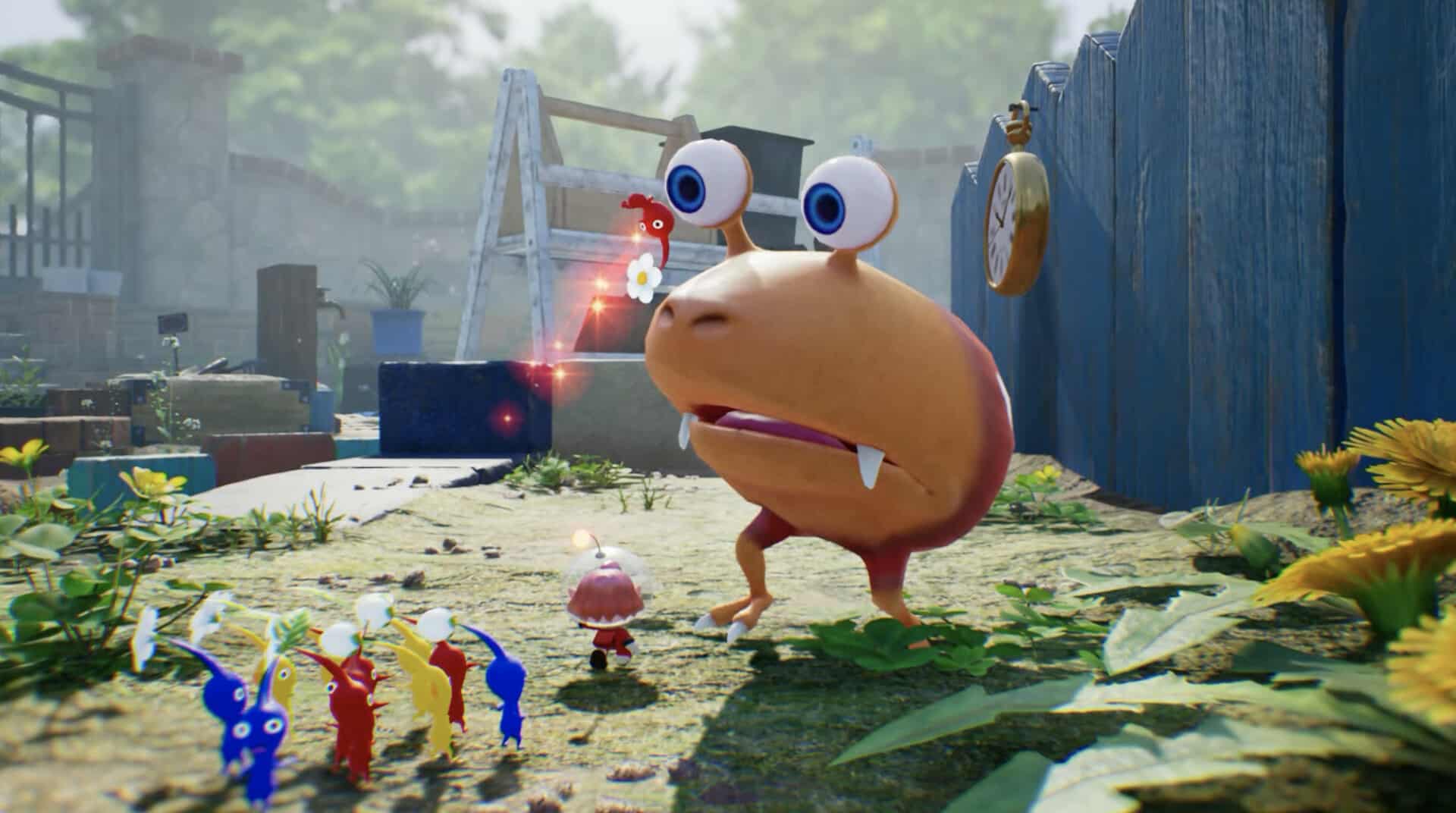 At the September 2022 Nintendo Direct, Shigeru Miyamoto showed off the Pikmin 4 announcement trailer for Switch, with a new perspective.