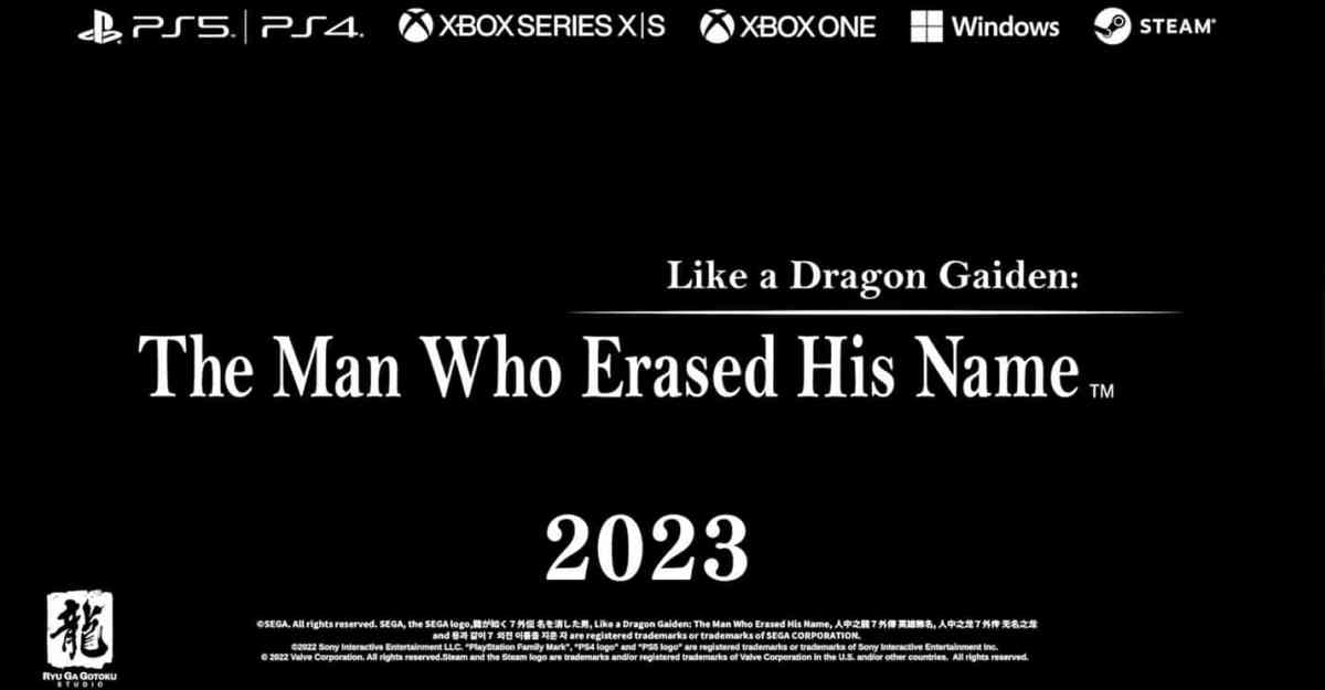 Like a Dragon Gaiden: The Man Who Erased His Name Kiryu Kazuma side story action adventure game 2023 PS4 PS5 Xbox One Xbox Series X S PC Windows Steam answers side story questions