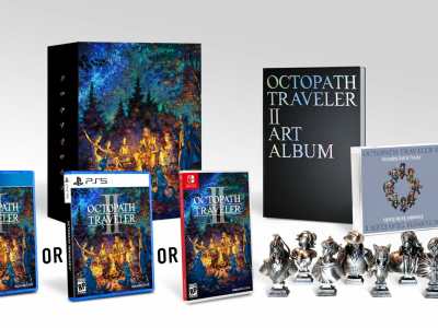 Octopath Traveler II 2 Collectors Edition preorder Square Enix Store Nintendo Switch PS4 PS5 PlayStation 4 5 bust figures mini OST art book hardcover Collector's Edition