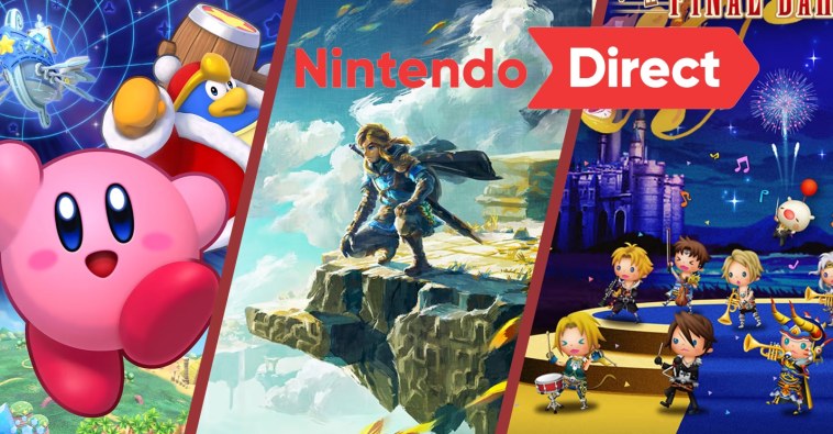 September 13, 2022 9-13-2022 9/13 Nintendo Direct list all Switch video games revealed announced shown trailer release date Pikmin 4 The Legend of Zelda: Tears of the Kingdom Theatrythm Final Bar Line