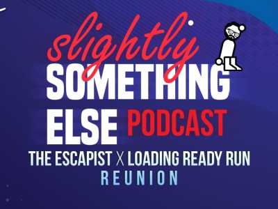 Slightly Something Else: Yahtzee Croshaw & Nick Calandra chat with Graham Stark for an Escapist and Loading Ready Run reunion episode.
