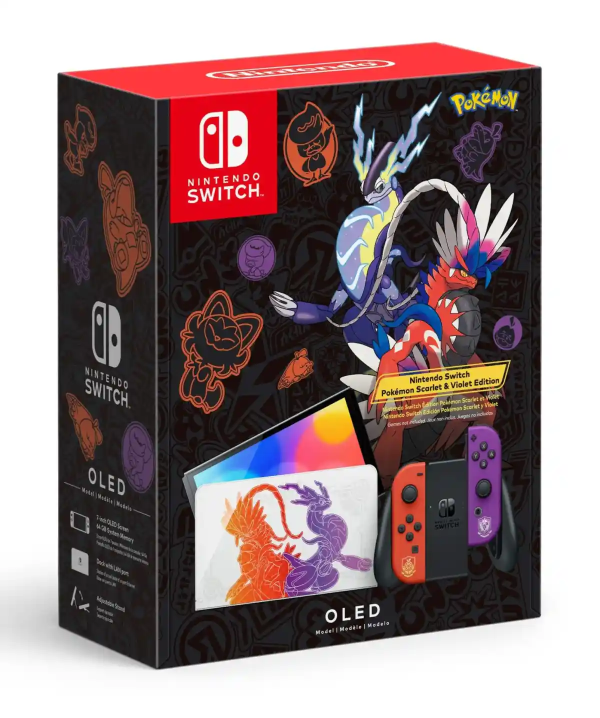 Nintendo Switch OLED Pokémon Scarlet and Violet Edition release date price November 4 $359.99