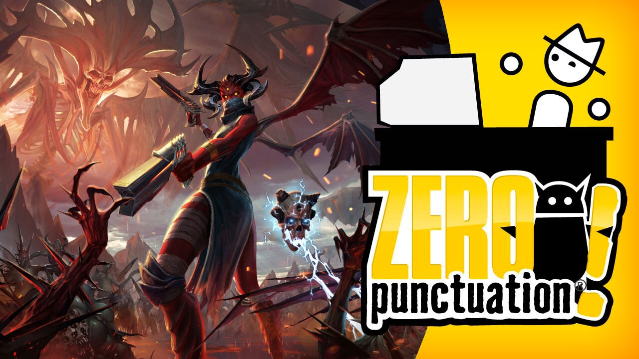 Metal: Hellsinger Zero Punctuation review Yahtzee Croshaw Funcom The Outsiders