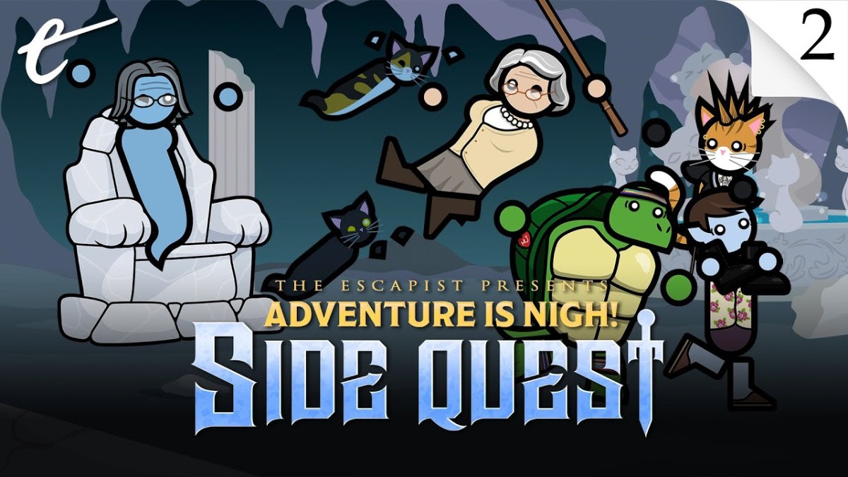 Adventure Is Nigh: Side Quest Episode 2 Foreshadowing sponsored by TaleSpire and BouncyRock Entertainment, Escapist D&D Dungeons & Dragons campaign with Marty Sliva as Buca Di Beppo, Will Cruz as Aaron Mooney (no relation), JM8 as Susan Sheerfist, and Liv Shircel as Musk Goodsex