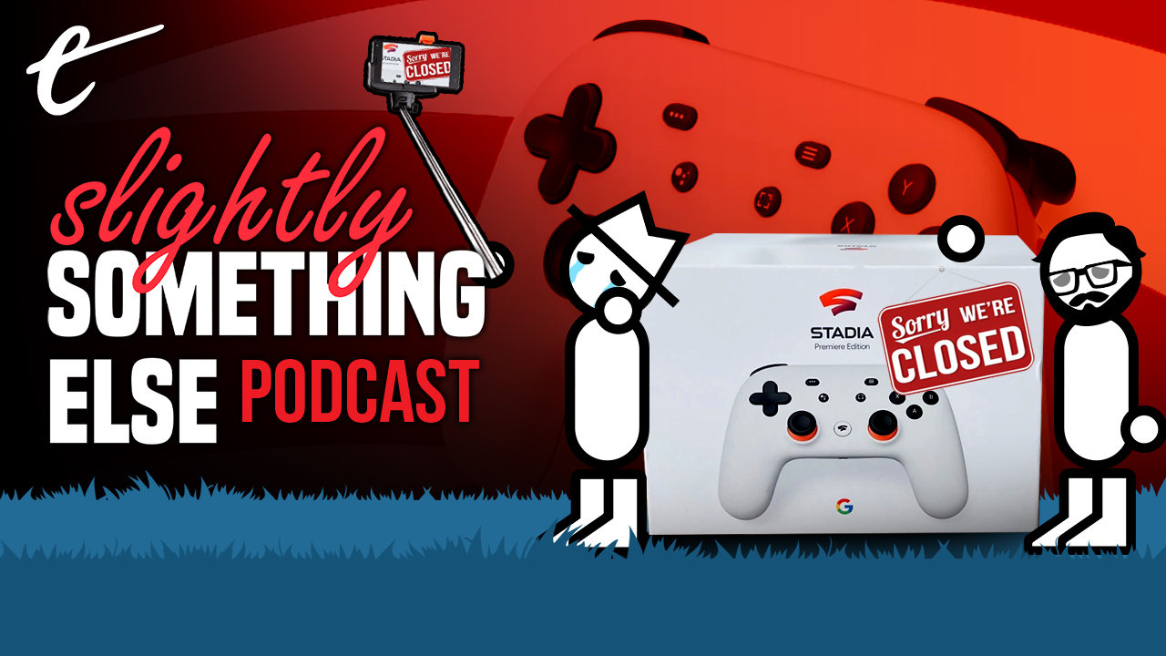 complicated life death failure shutdown of Google Stadia Slightly Something Else podcast Yahtzee Croshaw Nick Calandra