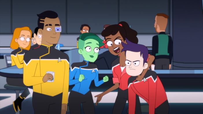 Star Trek: Lower Decks is fundamentally about work and the modern workplace, echoing The Next Generation (TNG) but having fresh things to say, unlike other recent ST like Discovery and Picard.