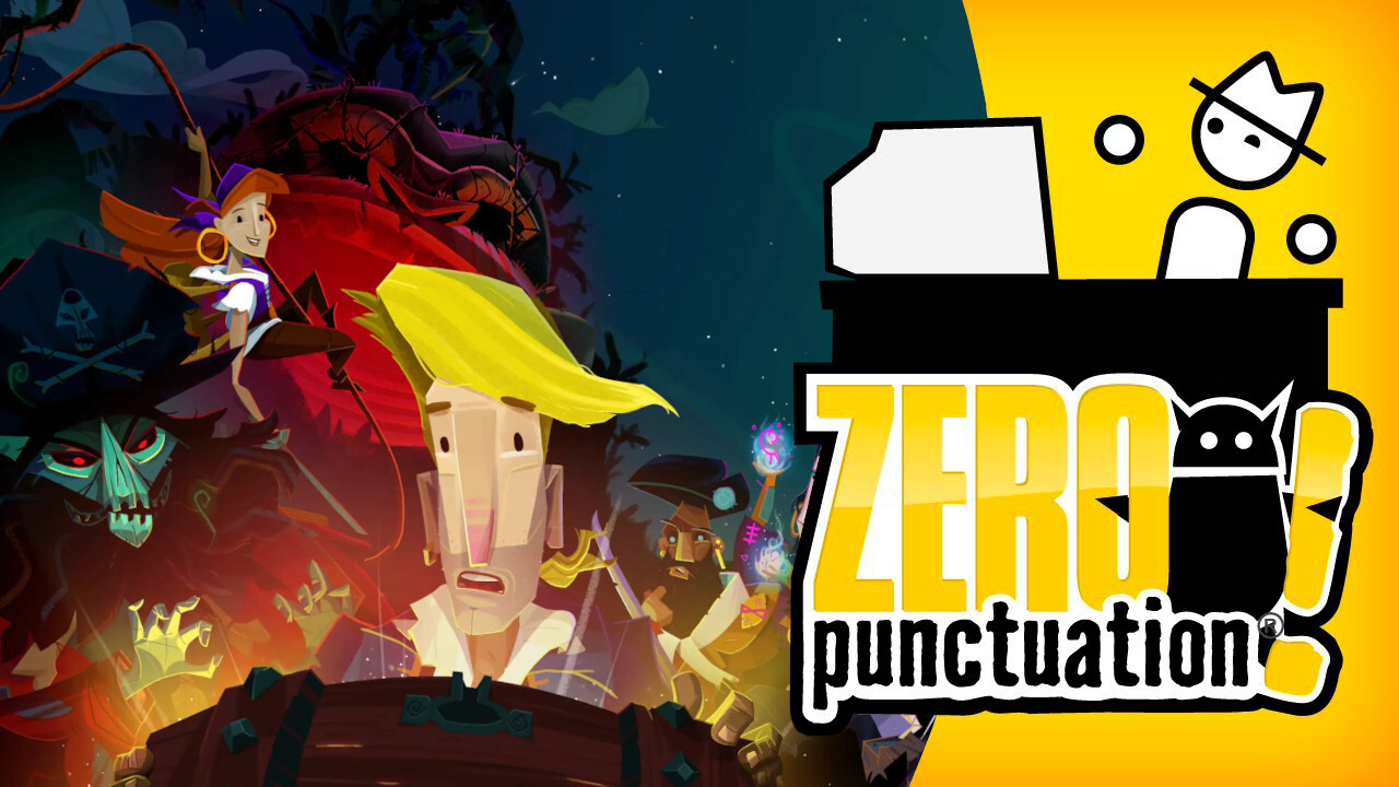 Return to Monkey Island Zero Punctuation review Yahtzee Croshaw Terrible Toybox Devolver Digital