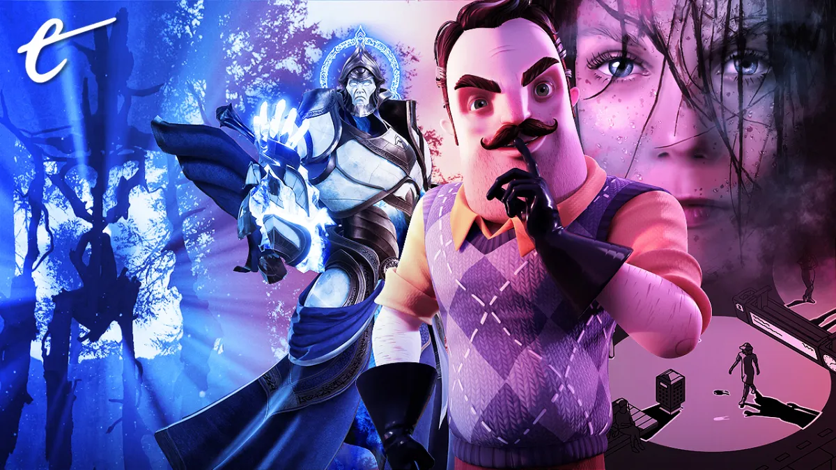 5 indie games upcoming and future to watch Burnhouse Lane  Harvester Games  Hello Neighbor 2  tinyBuild  featured  SCHiM  Ewould van der Werf  SunSpear Games  Immortal: Gates of Pyre  The Axis Unseen  Just Purkey Games