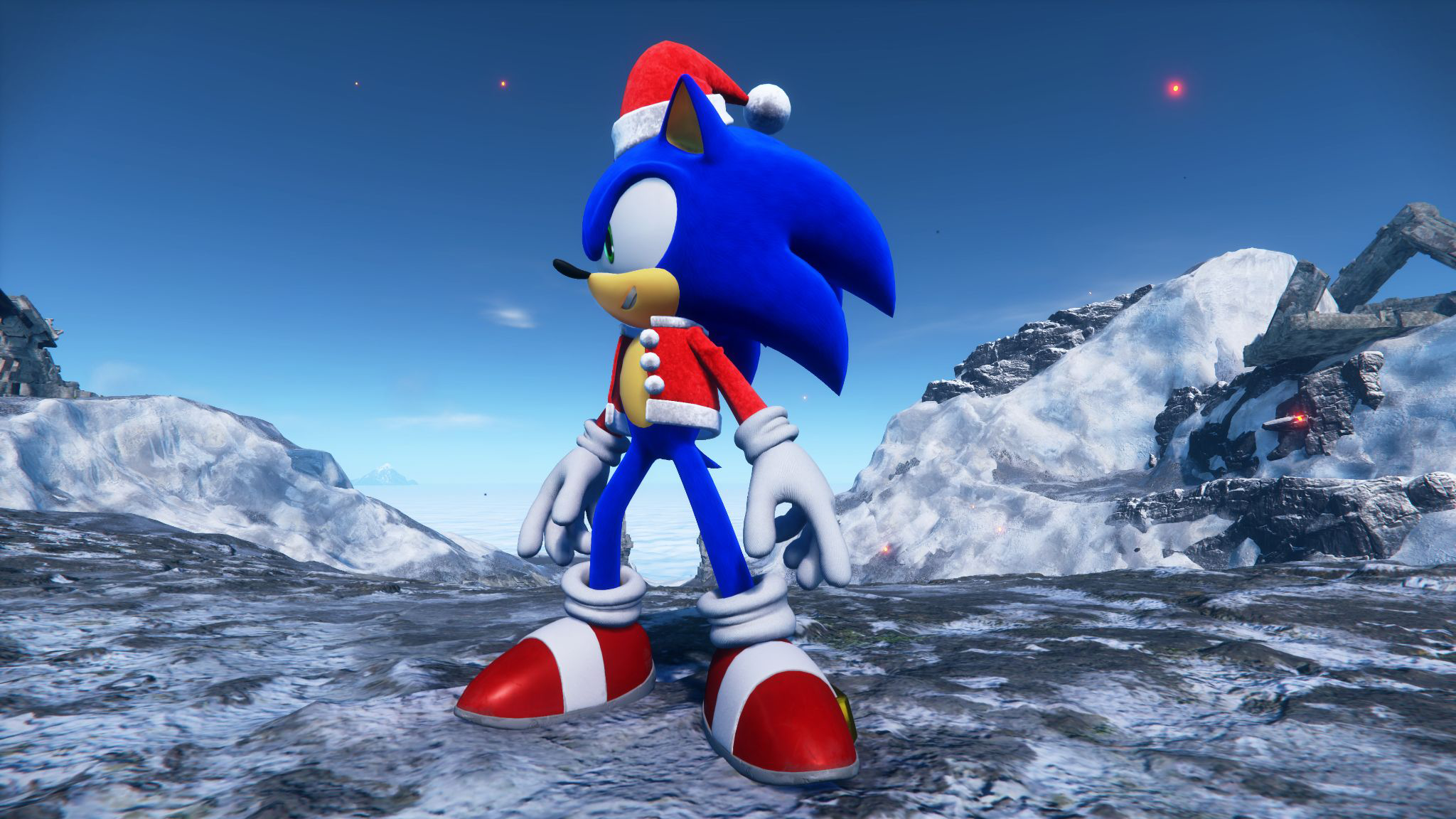 A 2023 content road map reveals Sonic Frontiers will receive three free updates, each containing special modes, plus free holiday Christmas outfit DLC soon, new playable characters Tails Knuckles