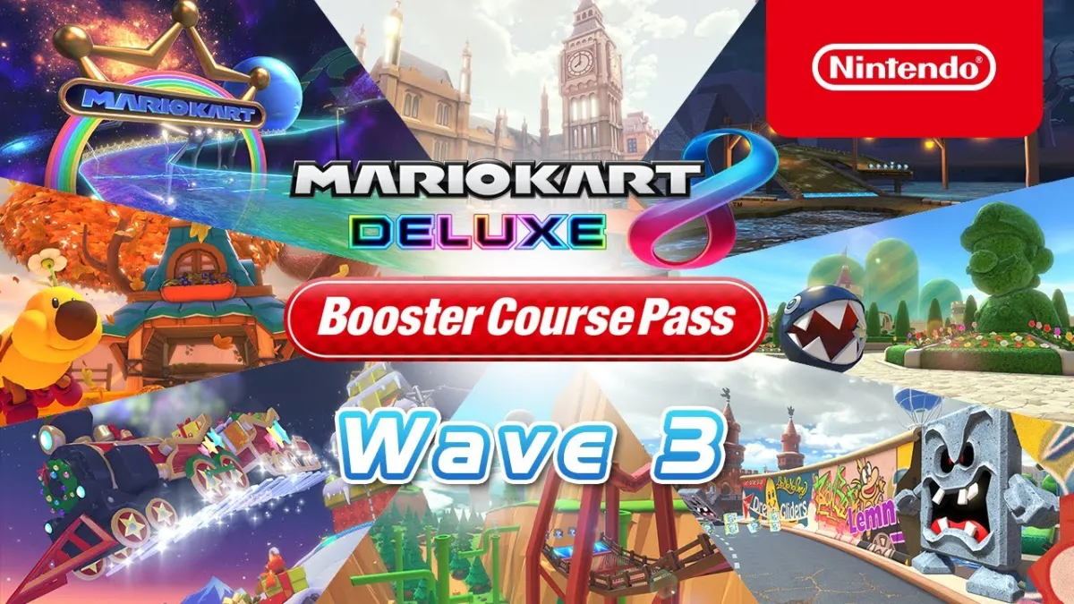 Mario Kart 8 Deluxe Booster Course Wave 3 release date trailer December 7, 2022