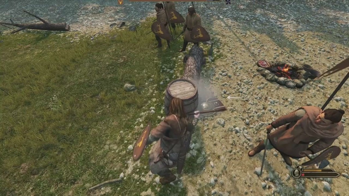 Mount & Blade II: Bannerlord - the hilarious shame and embarrassment of attacking a barrel that does not break