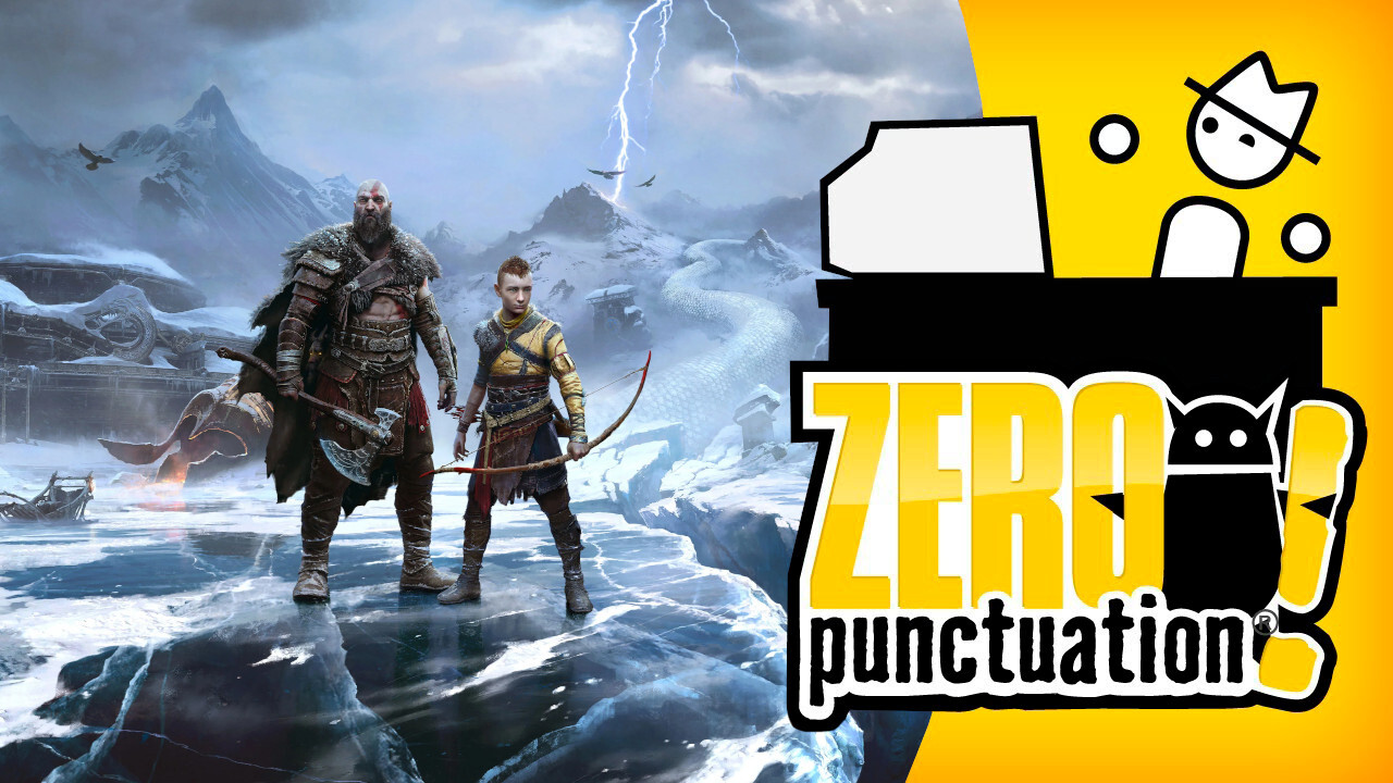 God of War Ragnarok Zero Punctuation review Yahtzee Croshaw Santa Monica Studio