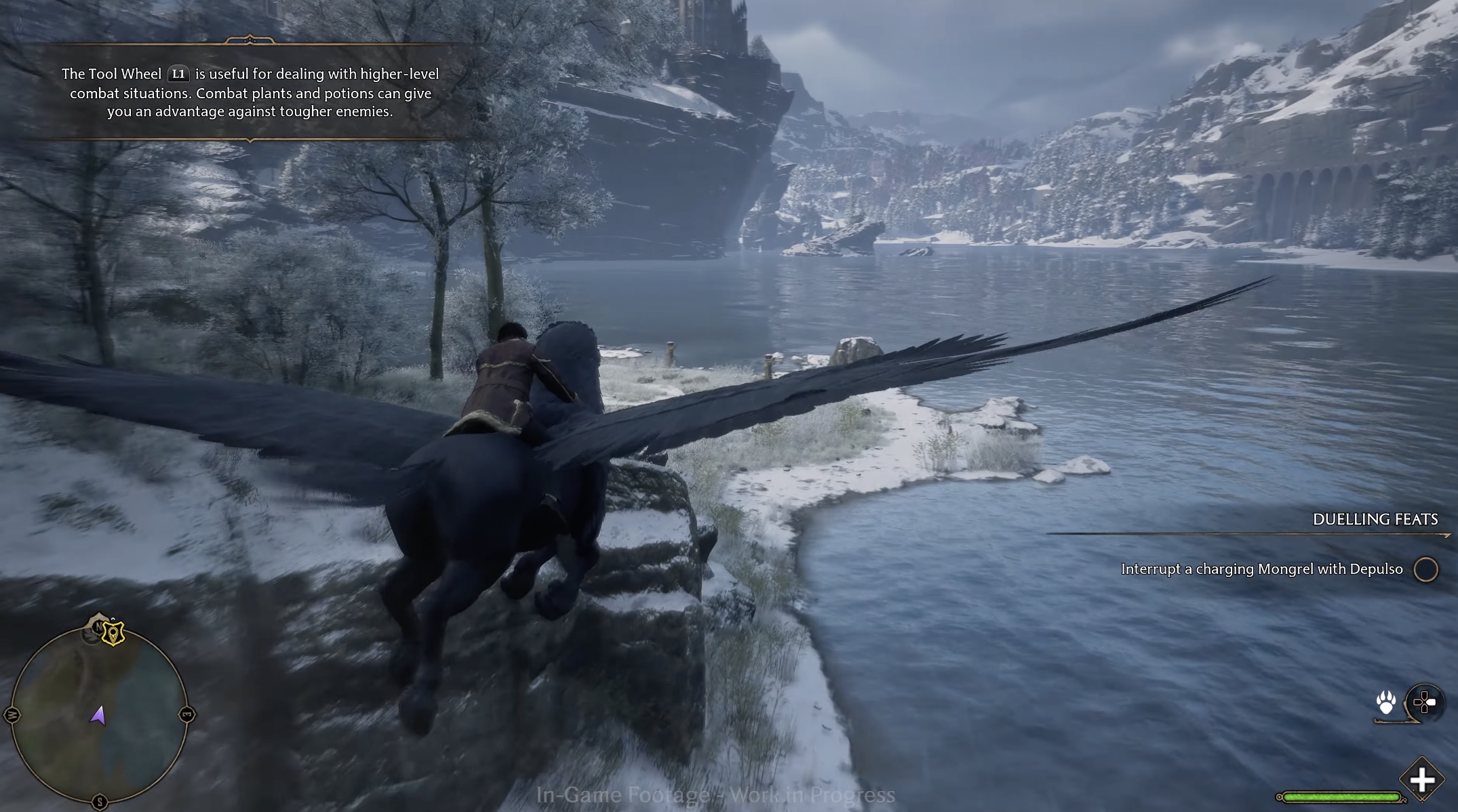 A new Hogwarts Legacy gameplay showcase reveals broomstick flight, the Killing Curse, an Onyx Hippogriff preorder bonus, and more - combat Room of Requirement dark arts flight