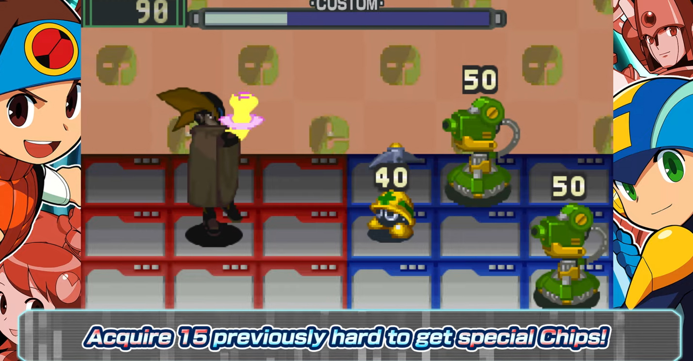 Mega Man Battle Network Legacy Collection release date ranked public battles 15 special hard to get obtain chips Capcom