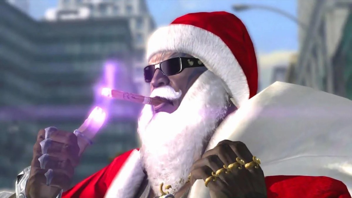unconventional Christmas video games to get in the spirit - Bayonetta 2