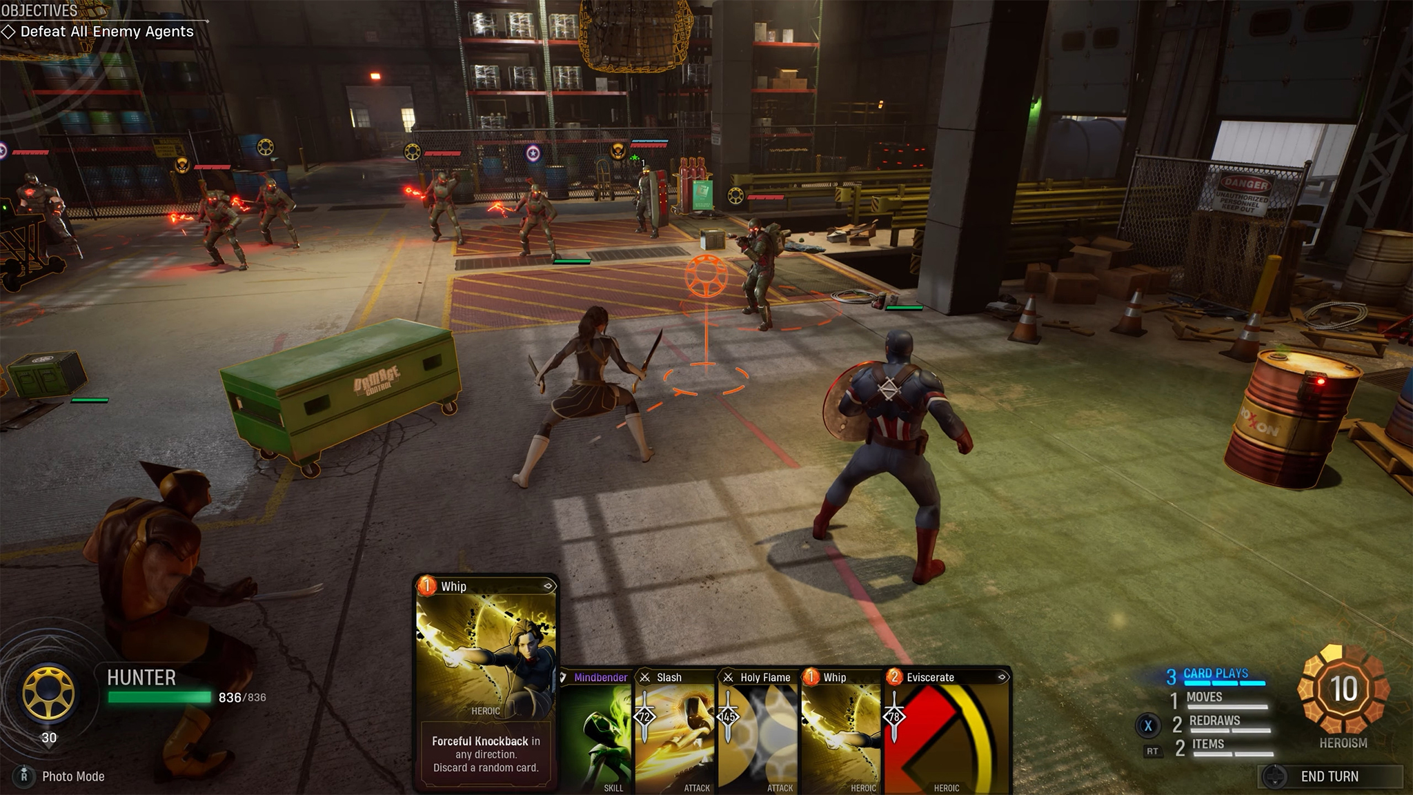 Here's Marvel's Midnight Suns gameplay in action