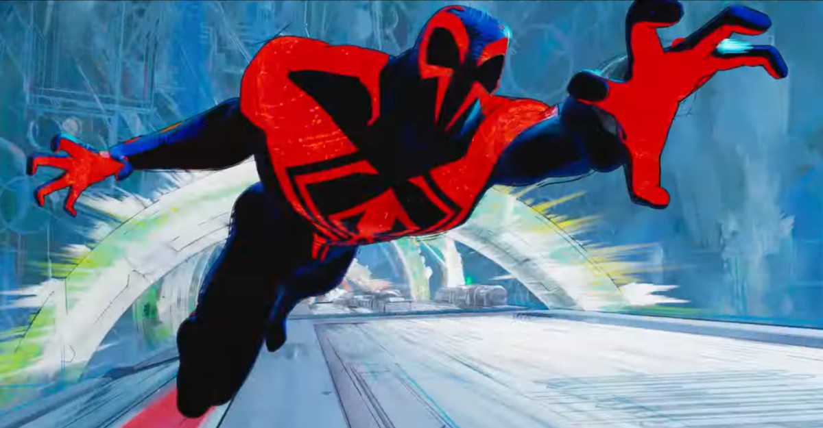 Spider-Man: Across the Spider-Verse official trailer Spider-Man 2099 Miguel OHara spider people war Spider-Gwen Miles Morales Sony Pictures 2023 release date