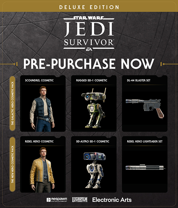 Star Wars Jedi: Survivor release date leaks early from Steam March 2023 EA Respawn Entertainment