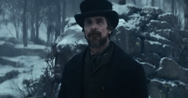 The Pale Blue Eye Netflix official trailer Christian Bale young Edgar Allan Poe murder mystery
