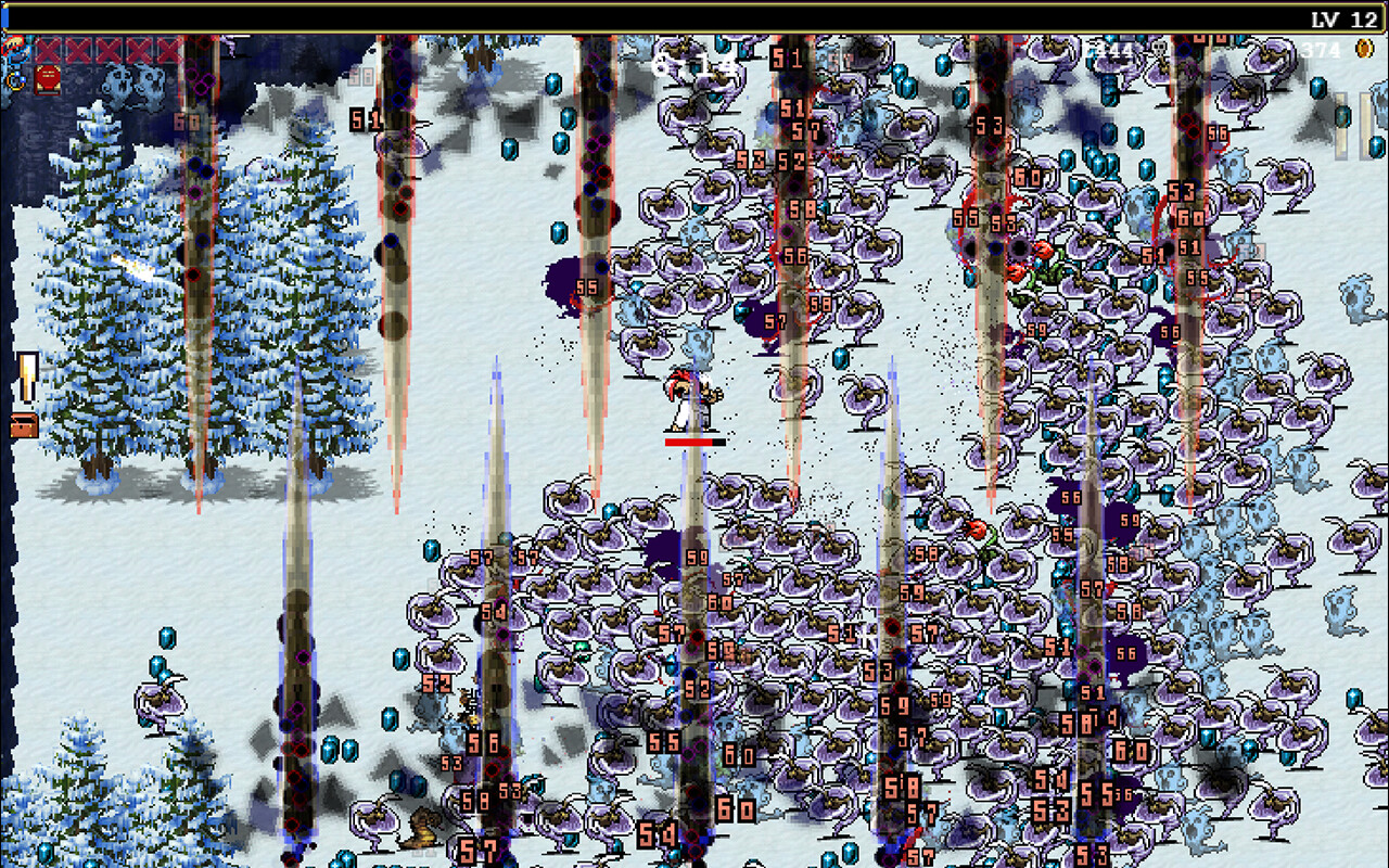 Vampire Survivors is like Gauntlet in epic awesome shoot em up top-down fantasy action legacy of the moonspell