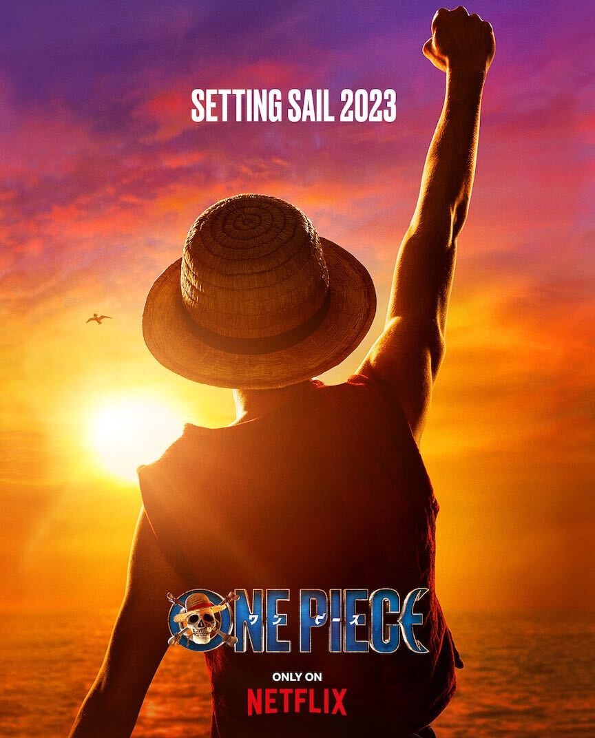 Netflix has released the first poster for its live-action adaptation of One Piece, showing off Monkey D Luffy in his typical pose.