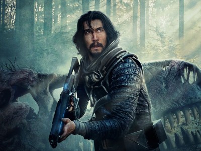 The Adam Driver movie 65 gets a new trailer where he confronts dinosaurs and blasts his way through prehistoric Earth with laser guns T-rex