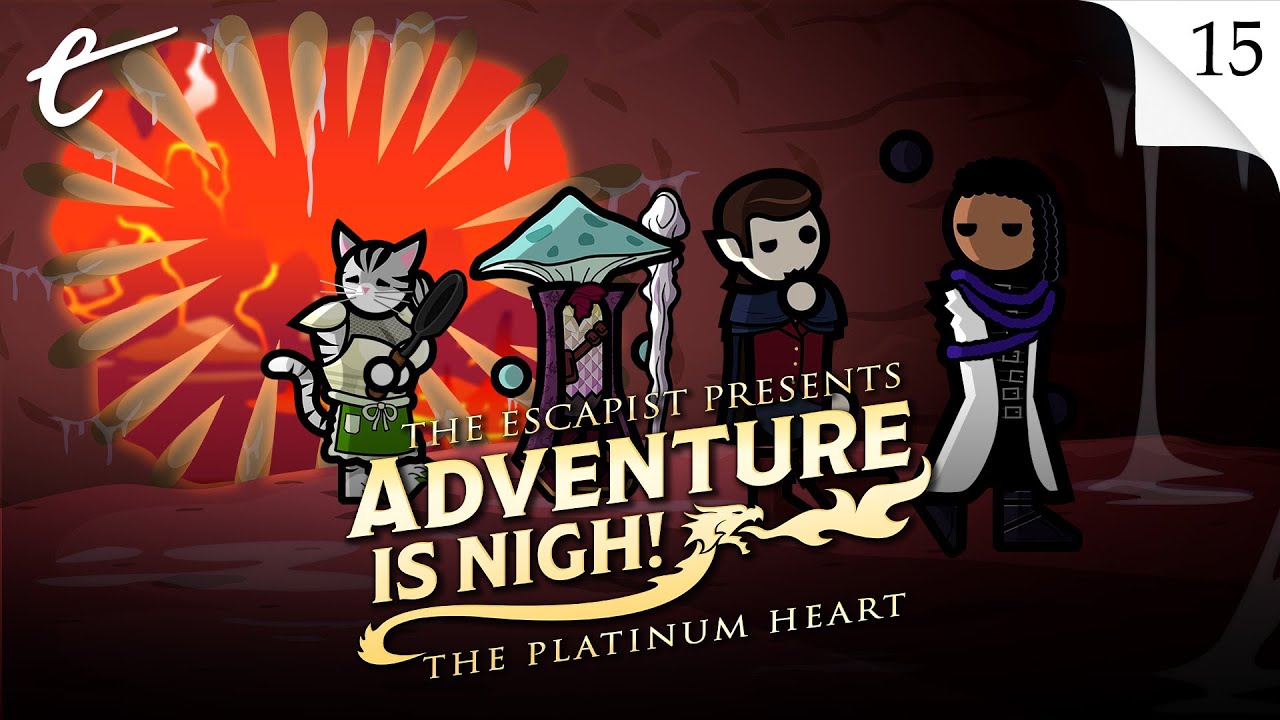 Adventure Is Nigh The Platinum Heart episode 15 season 2 finale The Price of Victory Jack Packard DM Yahtzee Croshaw KC Nwosu sponsored by Hobgoblin Electi Studio Mike Hutchinson