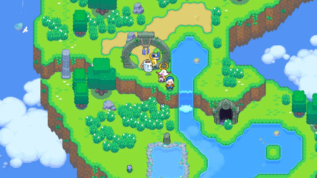 Moonstone Island preview: Studio Supersoft combines Pokémon monster-collecting, Stardew Valley farming, and floating islands to neat effect.