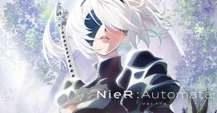Nier: Automata Ver1.1a anime needs to justify its own existence with similarity to video game but Yoko Taro can do it with story changes and surprises, but 2D 3D CG animation combination is distracting or bad