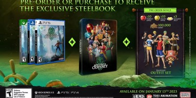Here is a list of what all of the different physical and digital preorder bonuses are for One Piece Odyssey on PS4, PS5, Xbox Series, and PC - retailers Best Buy GameStop Amazon Bandai Namco Store SteelBook keychain