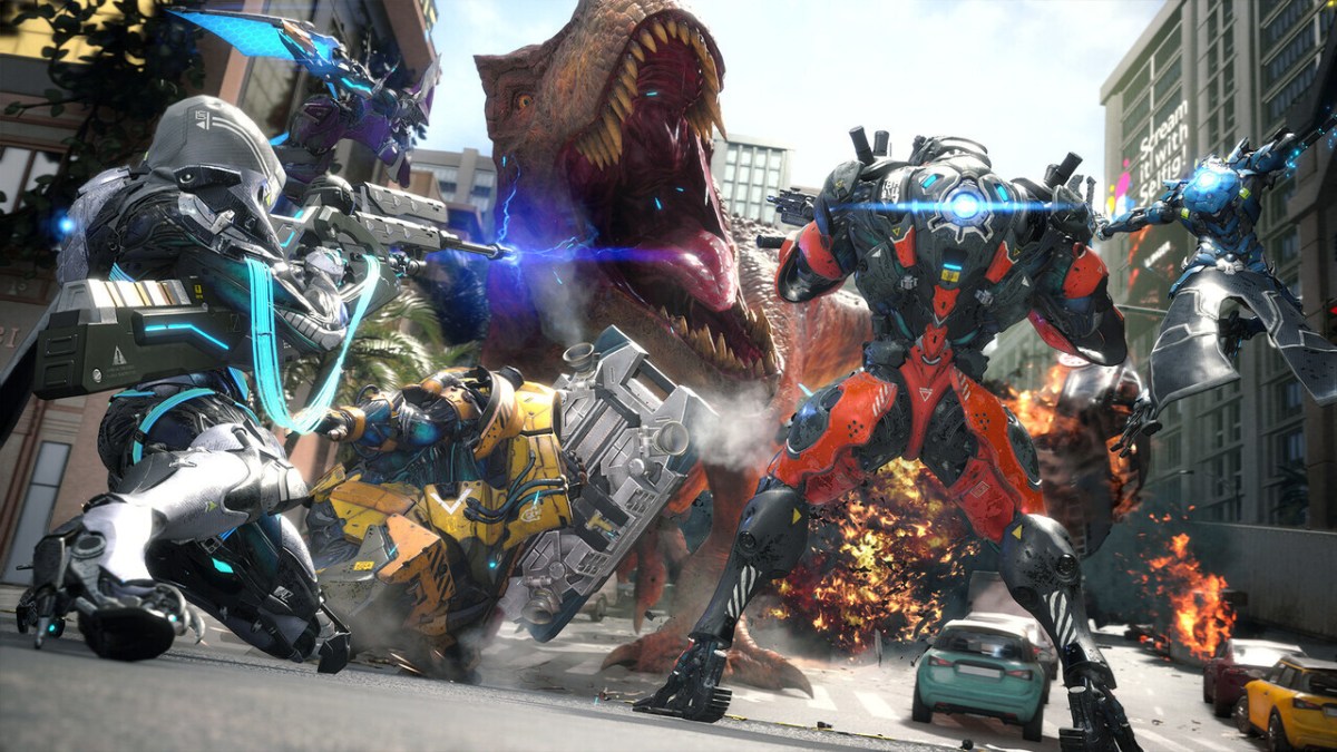 Exoprimal is a team-based online action game that pits humanity's most advanced exosuit technology against the most ferocious beasts in history: the dinosaurs.